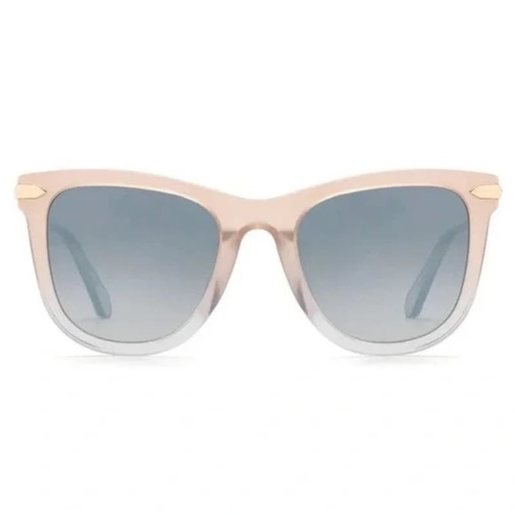 KREWE Accessories - Krewe Simone Quartz 24k Gradient Sunglasses Tan with Box